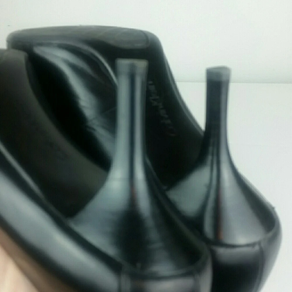 CALVIN KLEIN l Dolly Pumps Black Pointed Toe - Picture 7 of 8